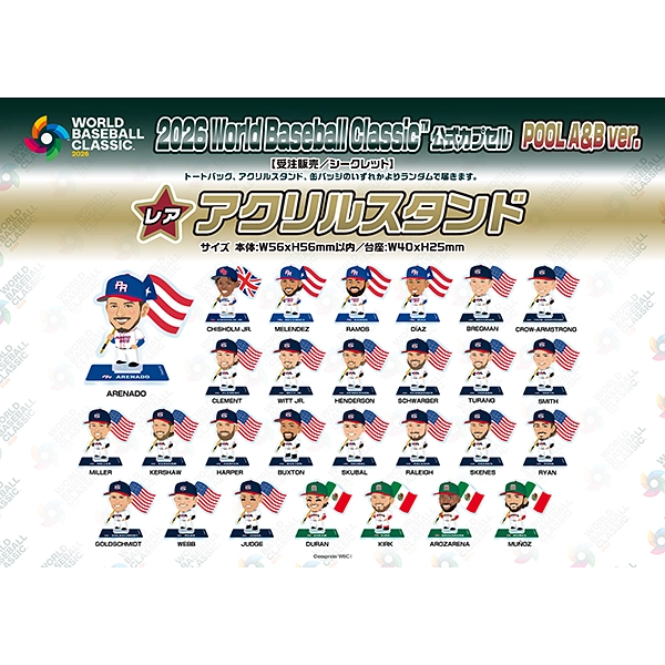 2026 World Baseball Classic カプセル POOL A＆B Ver.