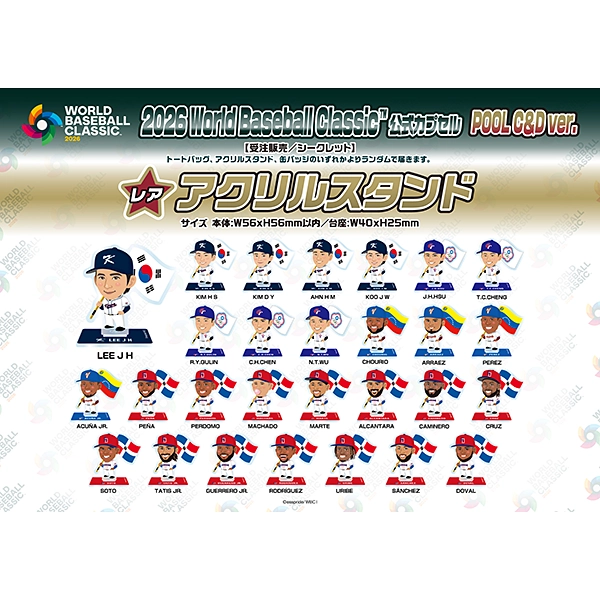 2026 World Baseball Classic カプセル POOL C＆D Ver.