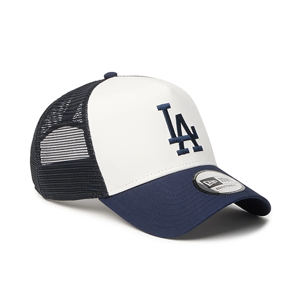 NEW ERA 9FORTY ロサンゼルス・ドジャース タイプライター オフホワイト/ネイビー