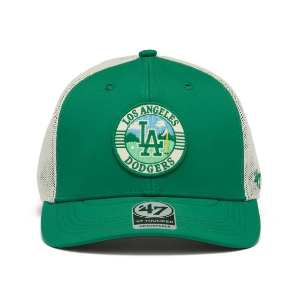 47 キャップ トラッカー エレベーテッド・グリーンズ ロサンゼルス・ドジャース (A-TRCBRPR-B-ELETT12YEI-KY)