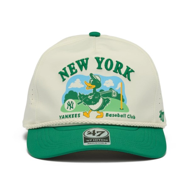 47 キャップ ヒッチ エレベーテッド・グリーンズ ニューヨーク・ヤンキース (7A-HITBRPR-B-ELETH17YEI-F9)