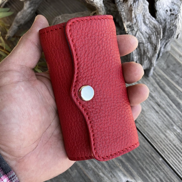 広島ジビエレザー×広島東洋カープ コラボ鹿革キーケース2026Ver.