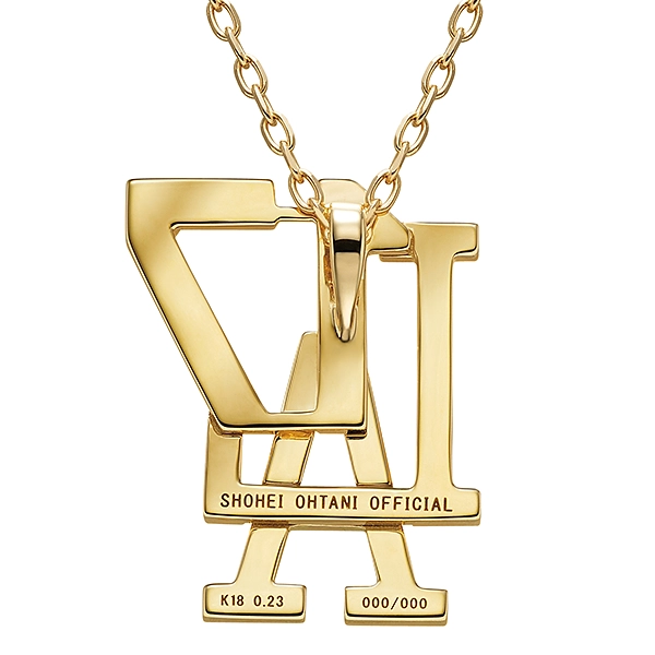 【大谷翔平選手 2025シーズン 二刀流復活記念】SHOHEI OHTANI OFFICIAL「K18 DIAMOND PENDANTS」（2025）