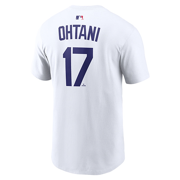 Nike 大谷翔平 ロサンゼルス・ドジャース Name & Number Tシャツ ホワイト