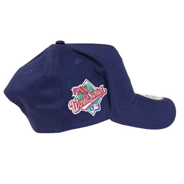 NEW ERA 9FORTY A-Frame MLBサイドパッチ ロサンゼルス・ドジャース ダークロイヤル