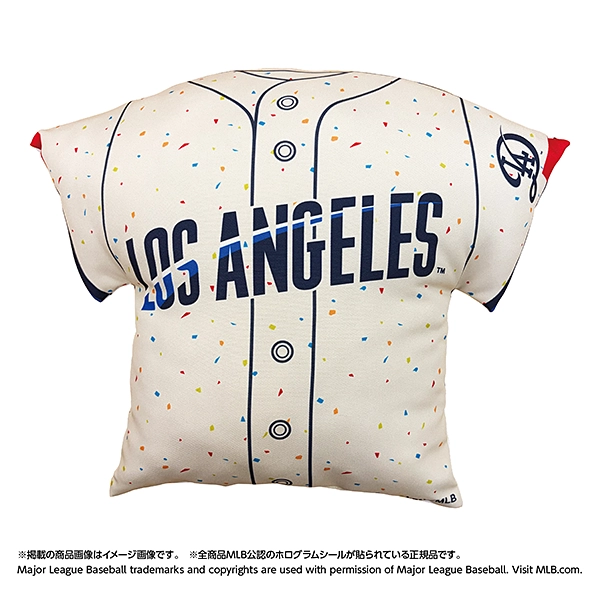 MLB 2026 ロサンゼルス・ドジャース ユニフォーム型クッション（ホーム/シティコネクト）