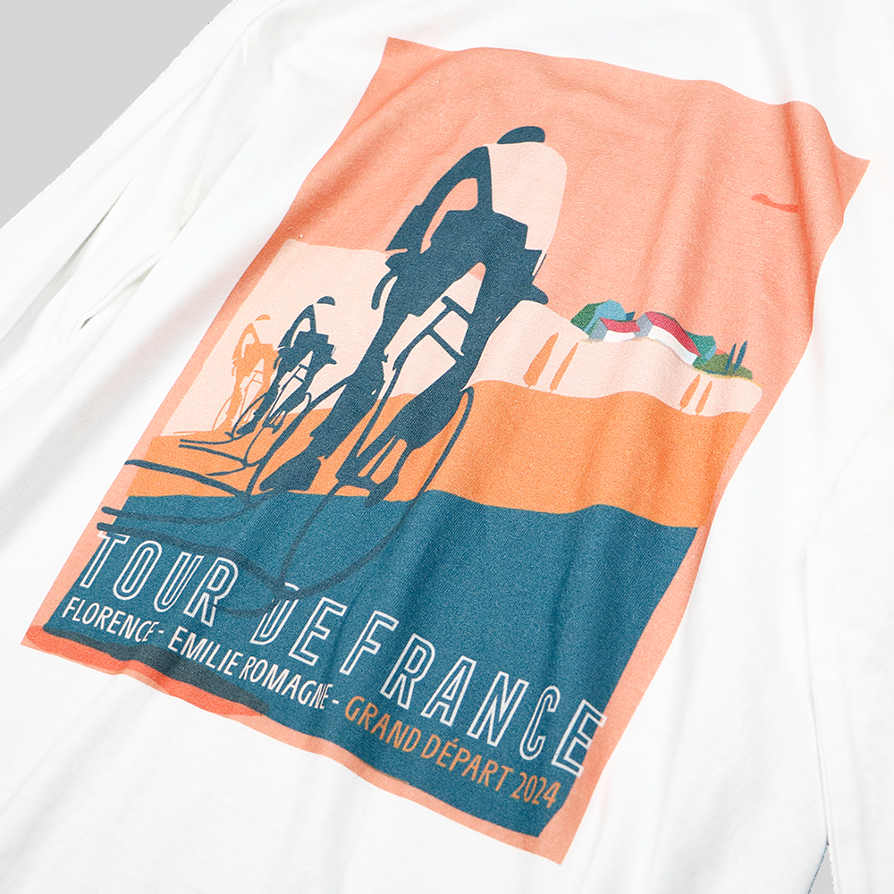 ツール・ド・フランス 2024 オフィシャル ロングスリーブTシャツ Poster