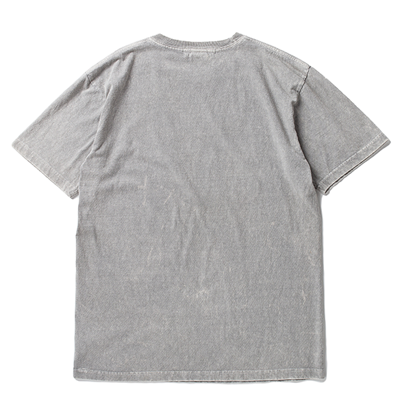 narifuri × SMILEY FACE ピグメントダイプリントTシャツ L-GRAY