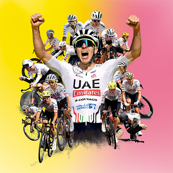 UAE TEAM EMIRATES GIRO24×TDF24総合優勝記念 レプリカ ミュゼット