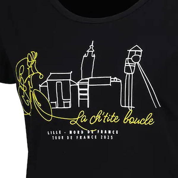 ツール・ド・フランス 2025 オフィシャル LILLE-NORD DE FRANCE レディースＴシャツ