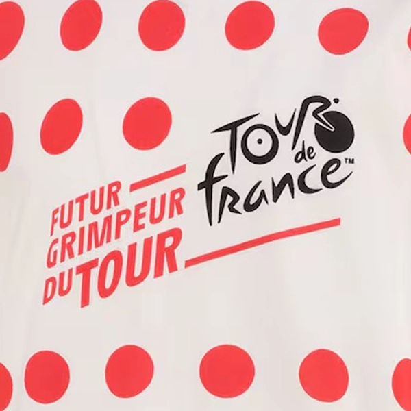 ツール・ド・フランス 2025 オフィシャル キッズロゴTシャツ 水玉