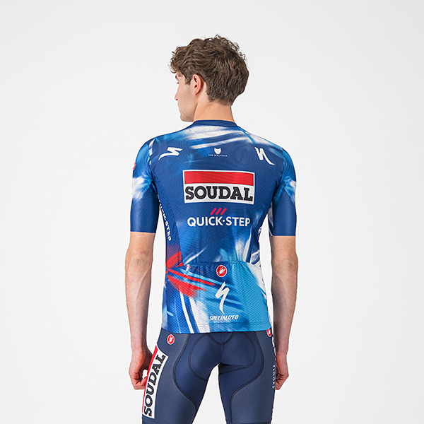 Soudal Quick-Step 2025 レプリカ半袖サイクルジャージ