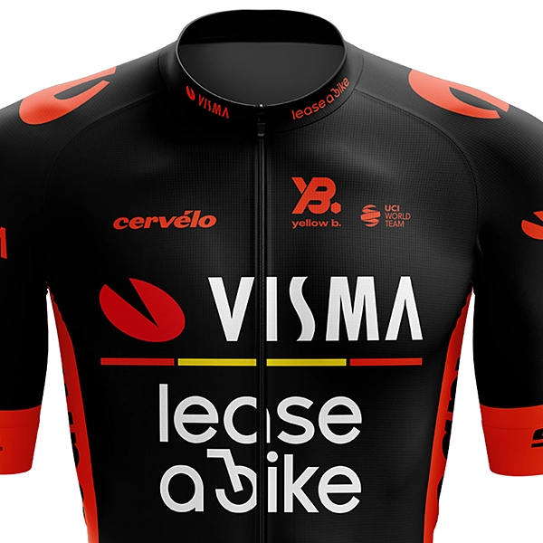 ヴィスマ・リースアバイク ブエルタ・ア・エスパーニャ 2025 優勝記念レプリカ半袖サイクルジャージ