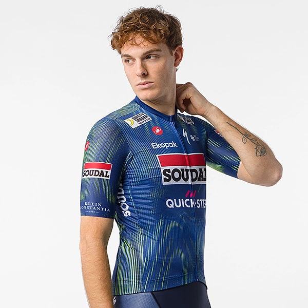 Soudal Quick-Step 2026 レプリカ半袖サイクルジャージ