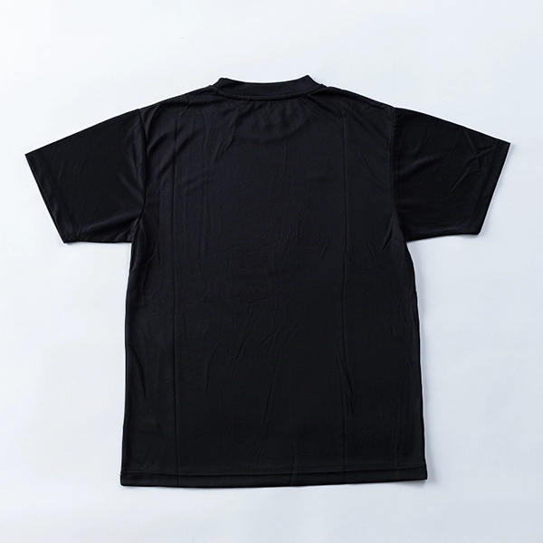 くまもと再春館製薬所バドミントンチーム公式 【イフミック加工】ブロッキング・ブルーTシャツ くまモンver.