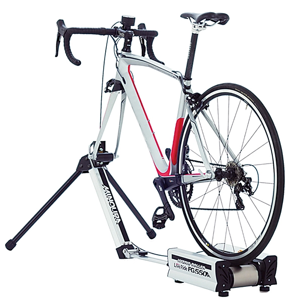【J SPORTS限定】[MINOURA(ミノウラ)] Live Ride FG550A ハイブリッドローラー3点セット