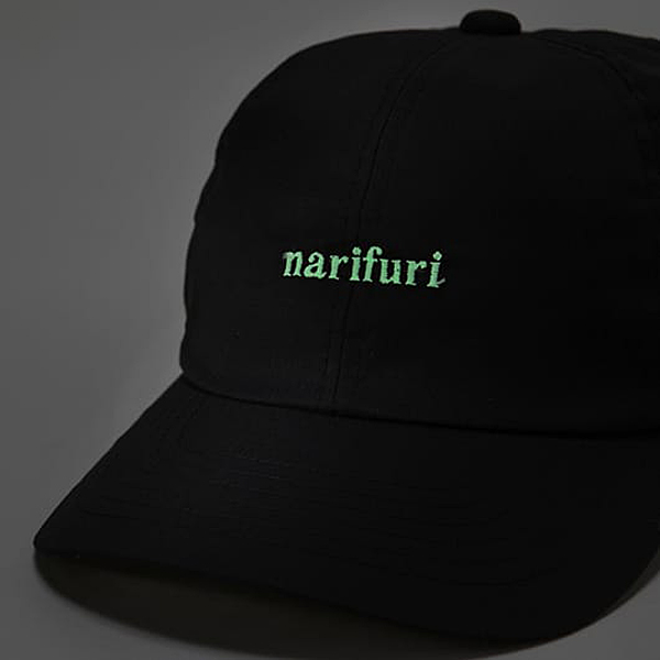 narifuri 6パネルキャップ BLACK