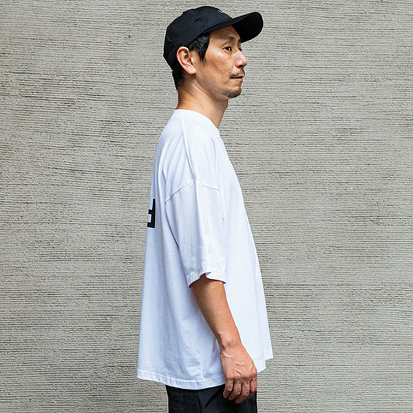 narifuri × 洗濯ブラザーズ SHELTECH ワイドTシャツ ホワイト