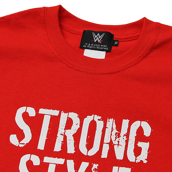 日本限定＞ WWE 中邑真輔 【Strong Style Has Arrived】 Tシャツ2 レッド(S nocolor): WWE｜【公式】J  SPORTSオンラインショップ｜サイクル・野球・サッカー・ラグビーなど、スポーツグッズ通販