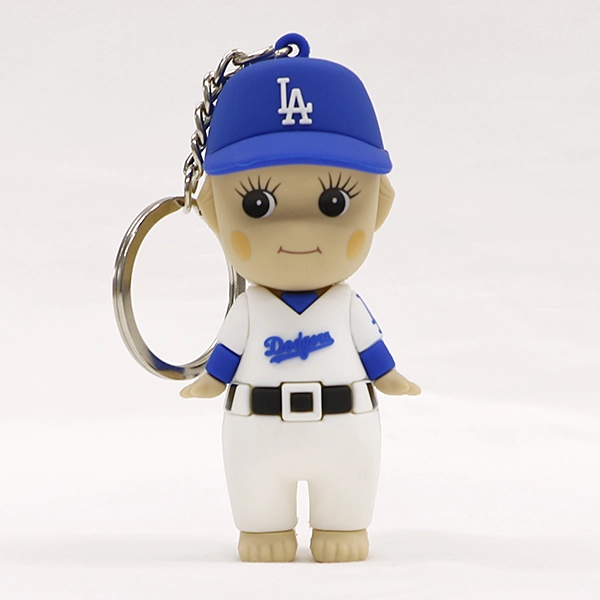 MLB ロサンゼルス・ドジャース キューピーキーホルダー