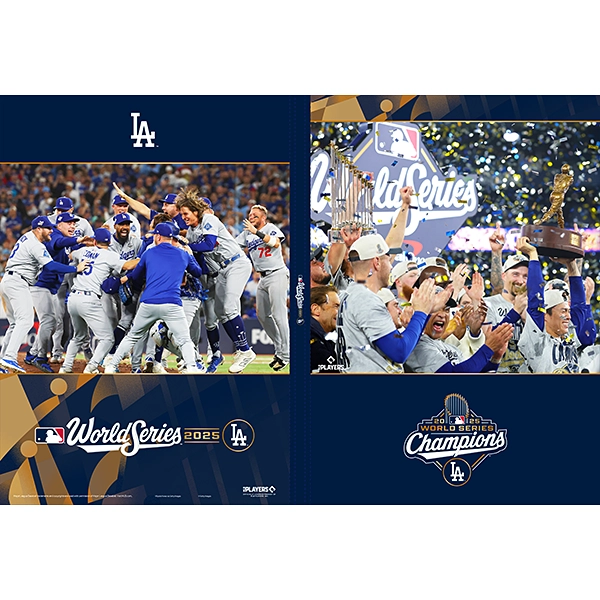 MLB ワールドシリーズ 2025 優勝記念ロサンゼルス・ドジャースプレミアムフレーム切手セット 【送料込み】