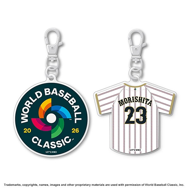 2026 WORLD BASEBALL CLASSIC 選手ファスナーアクセサリー (N&N+WBCロゴ）