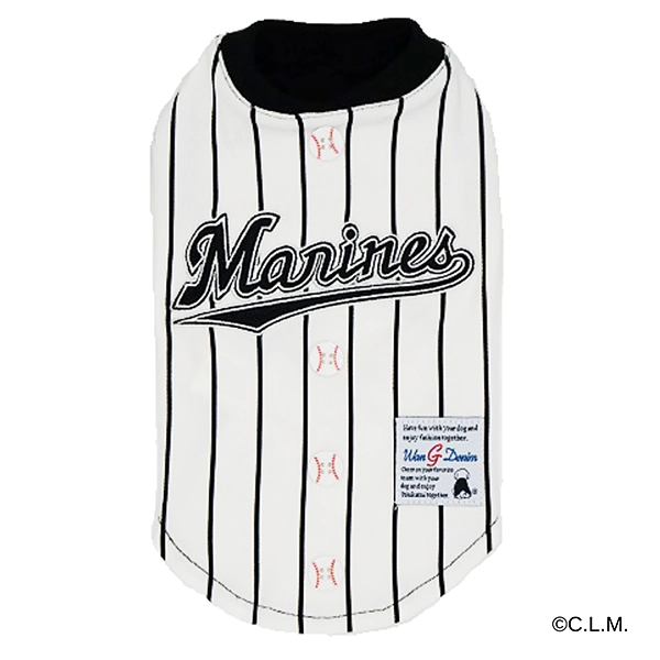 千葉ロッテマリーンズ 承認野球ペット用Ｔシャツ