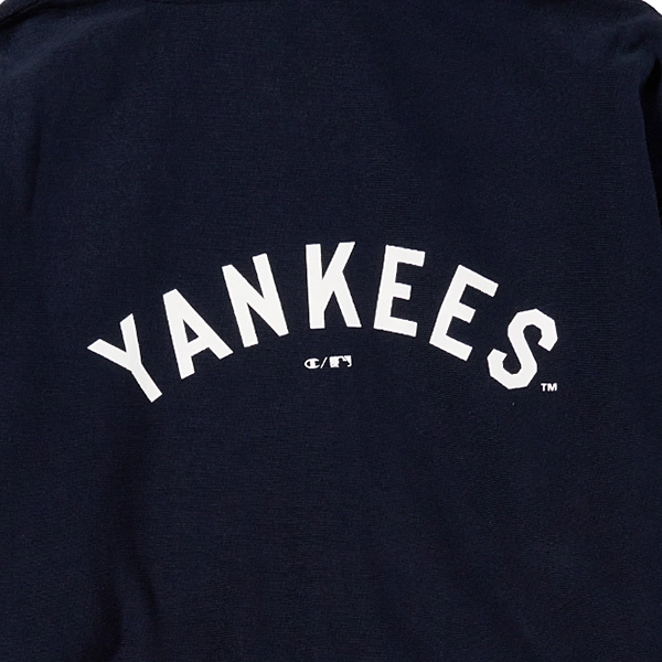 Champion × MLB ジップアップフーディー ヴィンテージ ニューヨーク・ヤンキース