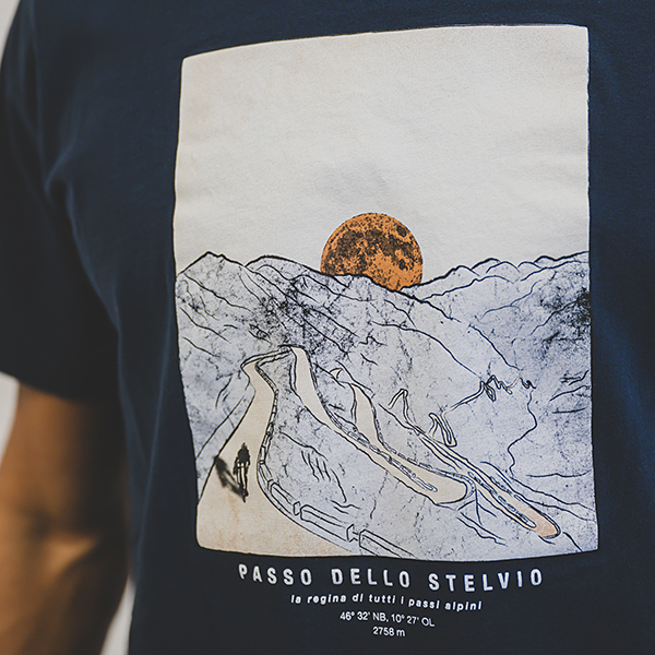 THE VANDAL Tシャツ Stelvio ネイビー