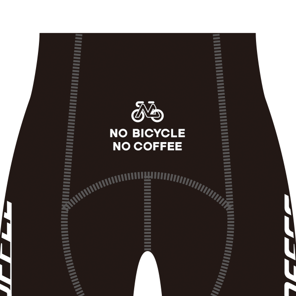 NO COFFEE × NO BICYCLE サイクルパンツ