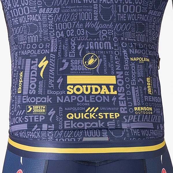 Soudal Quick-Step WOLFPACK 通算1,000勝記念 半袖サイクルジャージ