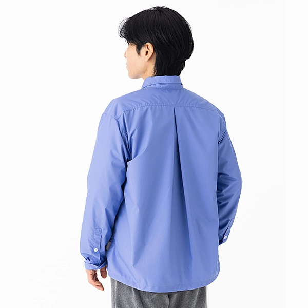 narifuri コーチジャケットライクシャツ COBALT