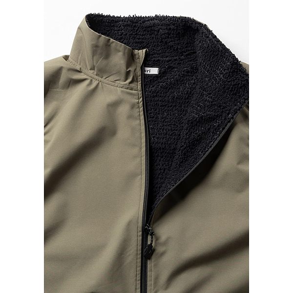 narifuri 光電子アクティブインサレーションリバーシブルZIPベスト BLACK