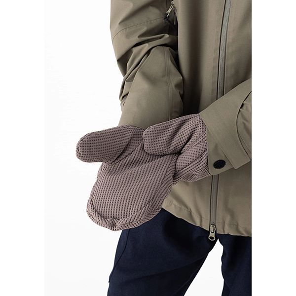 narifuri × SoH 光電子中綿ワッフルミトングローブ CHARCOAL