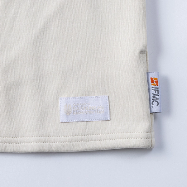 くまもと再春館製薬所バドミントンチーム公式 【イフミック加工】スウェットジップパーカー (オフホワイト)