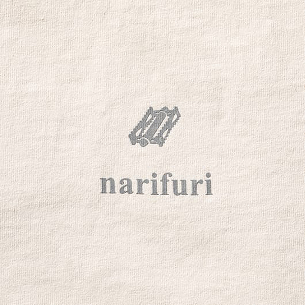 narifuri nanotec 制菌ポケットＴシャツ ECRU