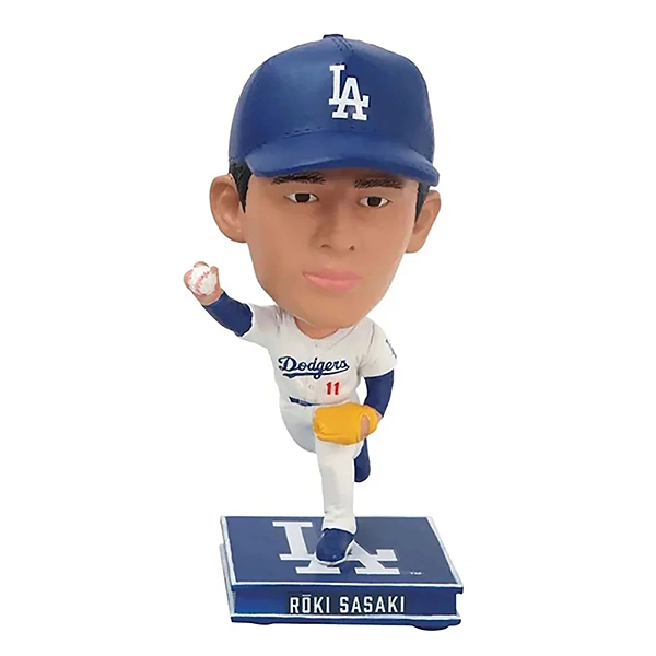 MLB ロサンゼルス・ドジャース 日本人スター選手 大谷翔平 山本由伸 佐々木朗希 限定ビッグヘッド・ミニボブルヘッド 3体セット