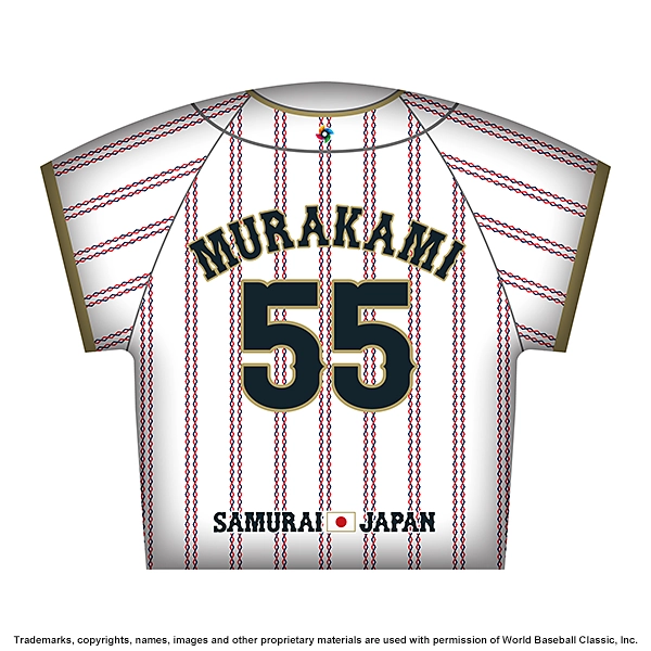 2026 WORLD BASEBALL CLASSIC 選手ユニフォームクッション
