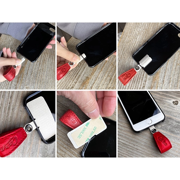 広島ジビエレザー×広島東洋カープ コラボ鹿革スマホリング2026Ver.