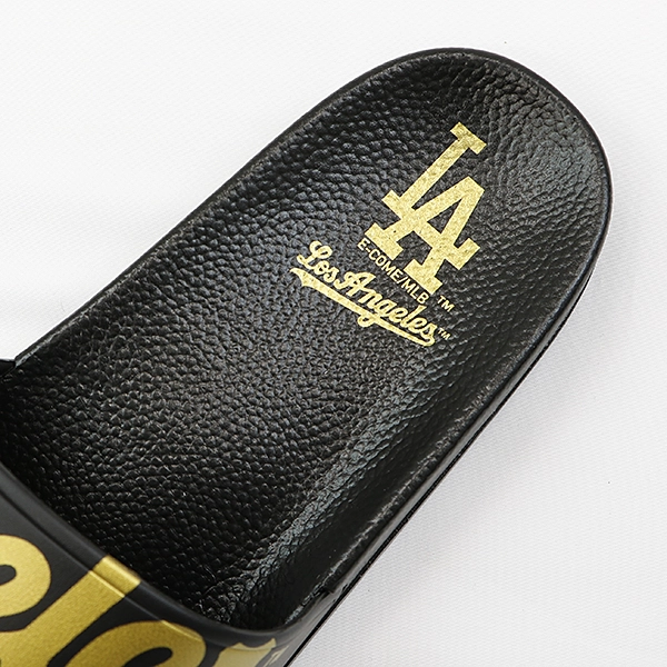 MLB ロサンゼルス・ドジャース サンダル BLACK×GOLD