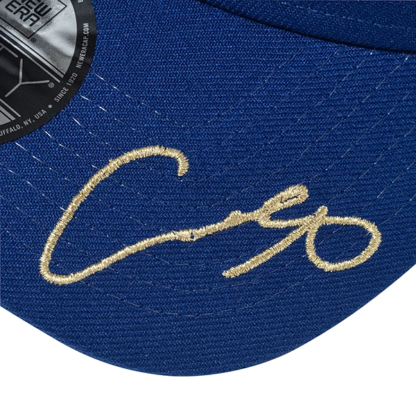 NEW ERA 9FORTY MLB Japanese Players ロサンゼルス・ドジャース 大谷翔平 サイン（ダークロイヤル/ゴールド）