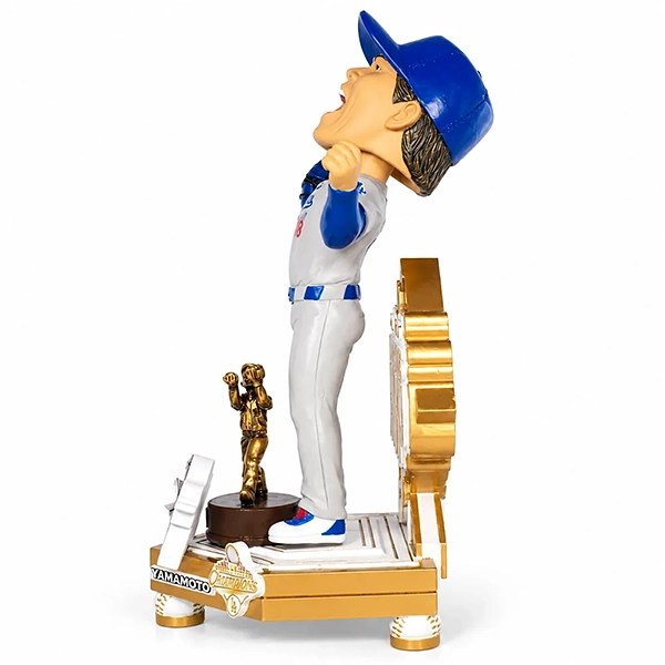 ドジャース 山本由伸 MLB公式 2025 ワールドシリーズMVP記念 Victory Roar（世界一の雄叫び）ボブルヘッド【日本独自仕様｜限定2,160体｜シークレット・ゴールド144体】