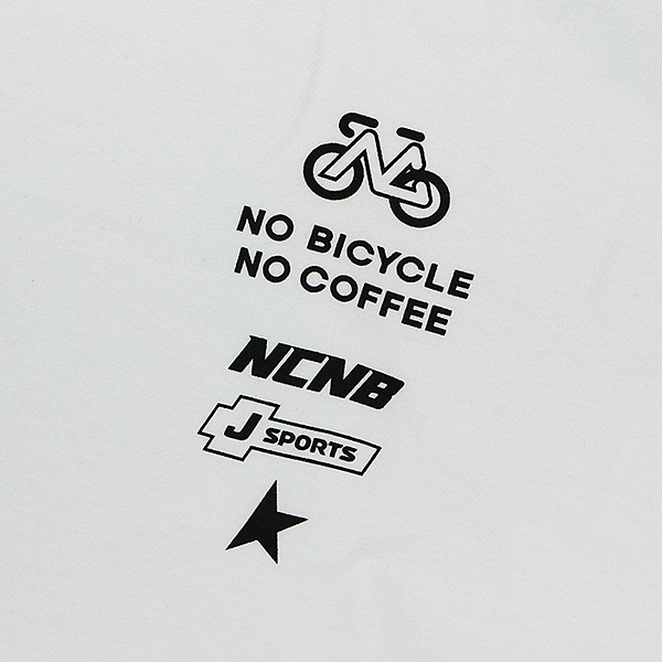 NO COFFEE × NO BICYCLE Tシャツ ホワイト