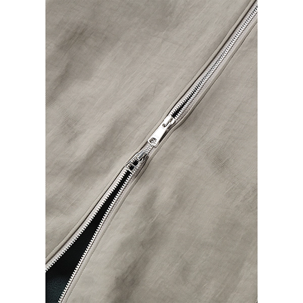 narifuri ヘビーサテンフライトブルゾン BLACK