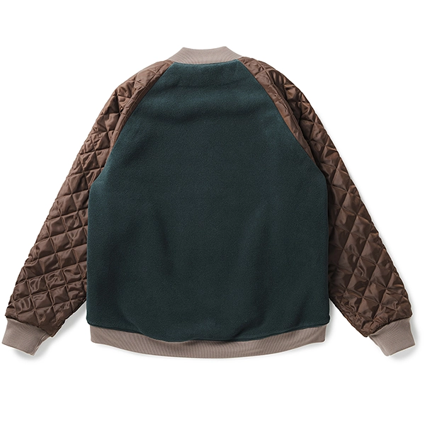 narifuri ヘビーサテンフライトブルゾン GRAY