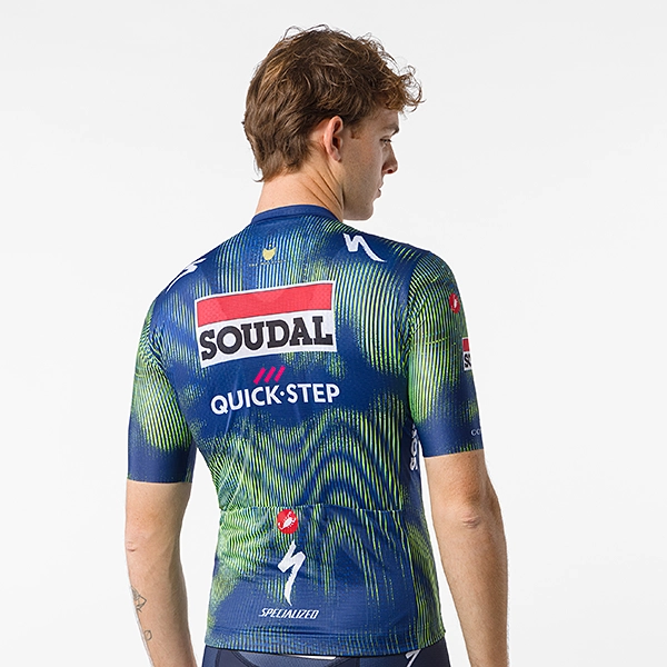 Soudal Quick-Step 2026 レプリカ半袖サイクルジャージ