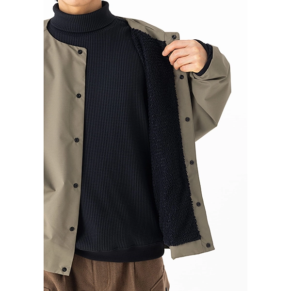 narifuri 2.5Lラウンドネックカーディガン BLACK