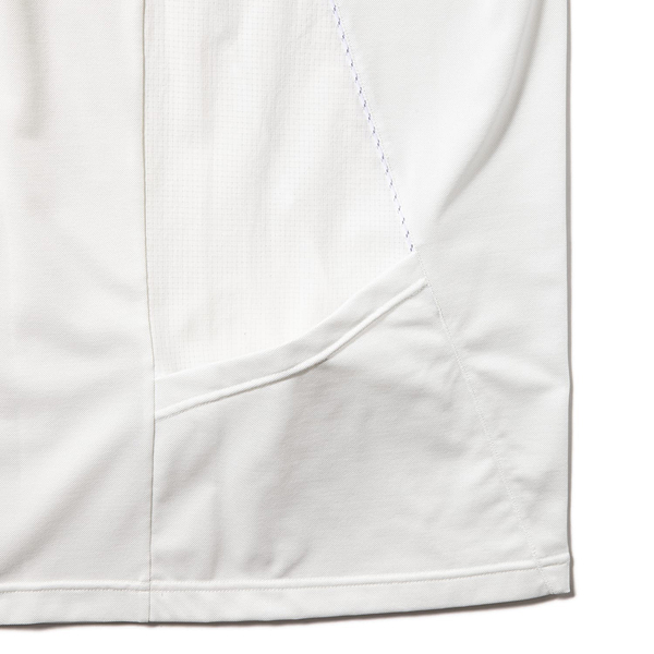 narifuri ベンチレーションサイクルポロシャツ WHITE