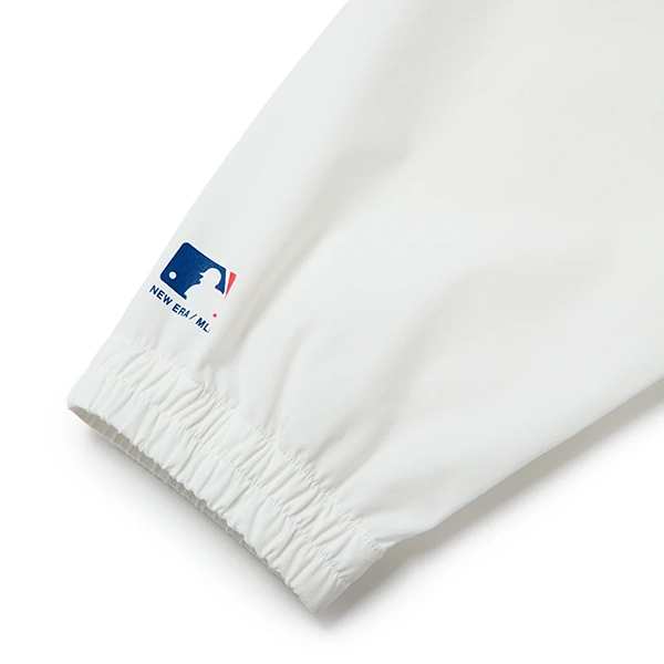 NEW ERA 【GOLF】 ウィンドプルオーバー ジャカードロゴ ロサンゼルス・ドジャース ホワイト