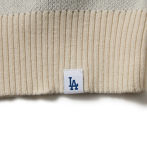 NEW ERA 【GOLF】 ニットセーター ロサンゼルス・ドジャース オフホワイト